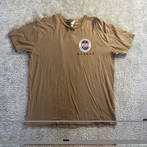 Live and Tell Apparel Mens T Shirt Tan Kalik Beer Nassau